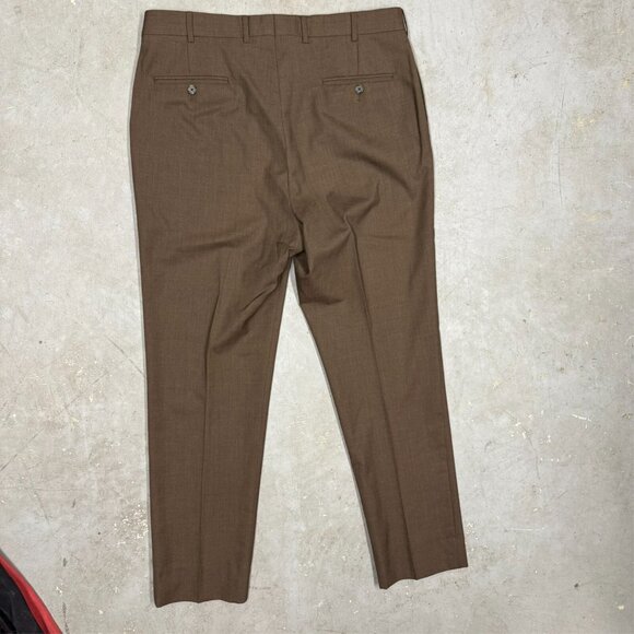 Brooks Brothers Makers & Merchants Dress Pants Wool Trousers SaxXon USA 36x29 - Picture 2 of 9